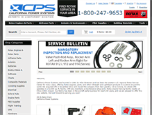 Tablet Screenshot of cps-parts.com